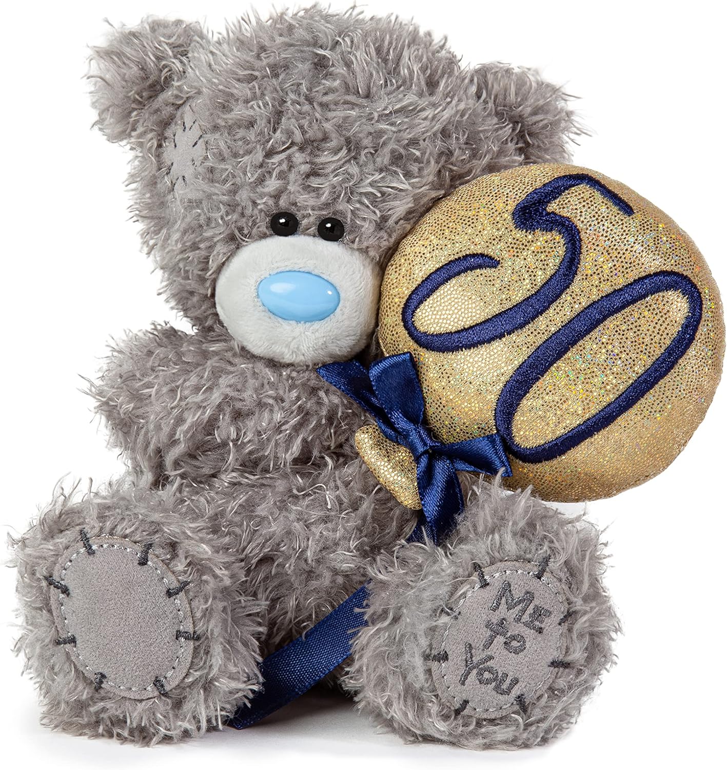 Me to You Tatty Teddy 50th Birthday Bear Holding a 50 Balloon 