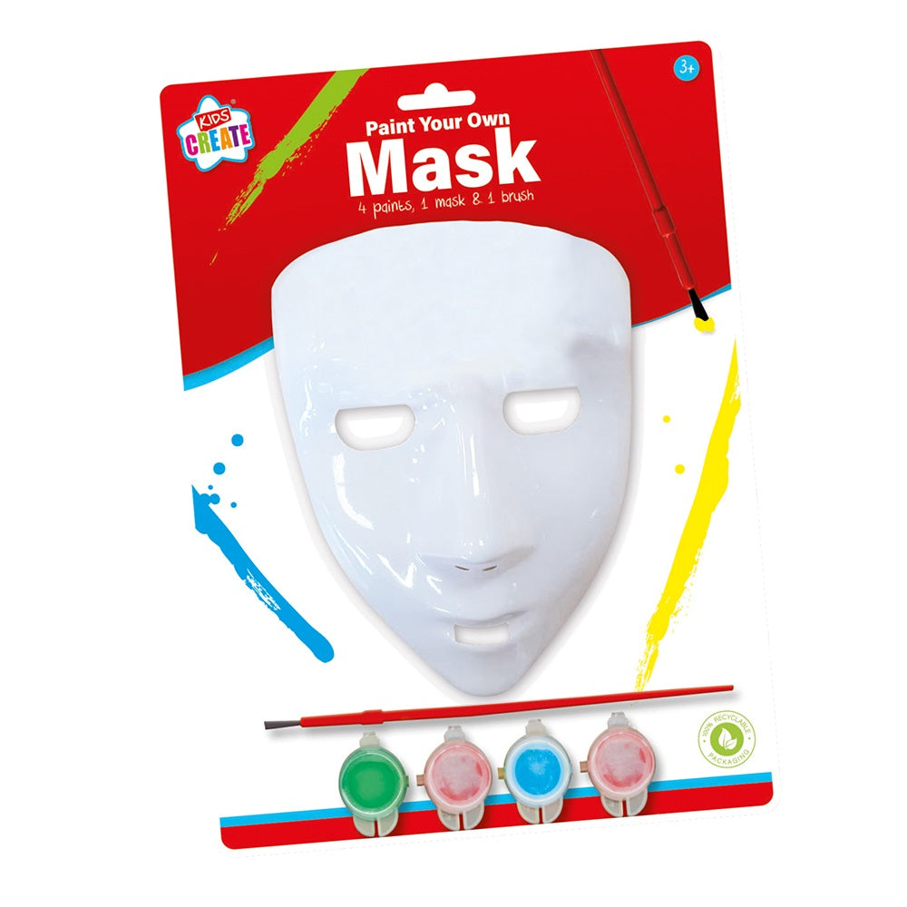 Paint Your Own Mask - Party Fancy Dress Christmas Stockings Filler Halloween Kid Activity