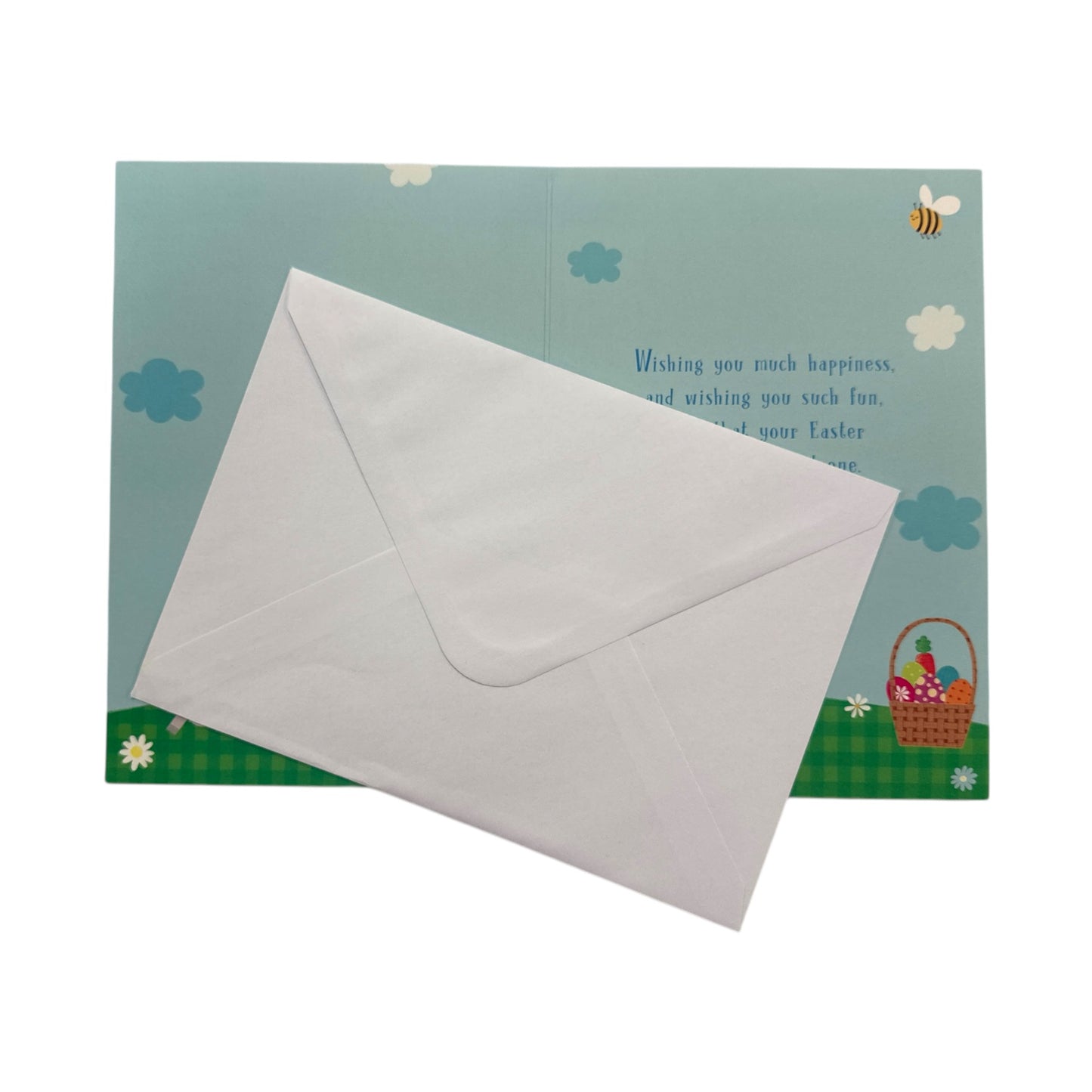 For Grandson Cute Lamb with Eggs Design Easter Card