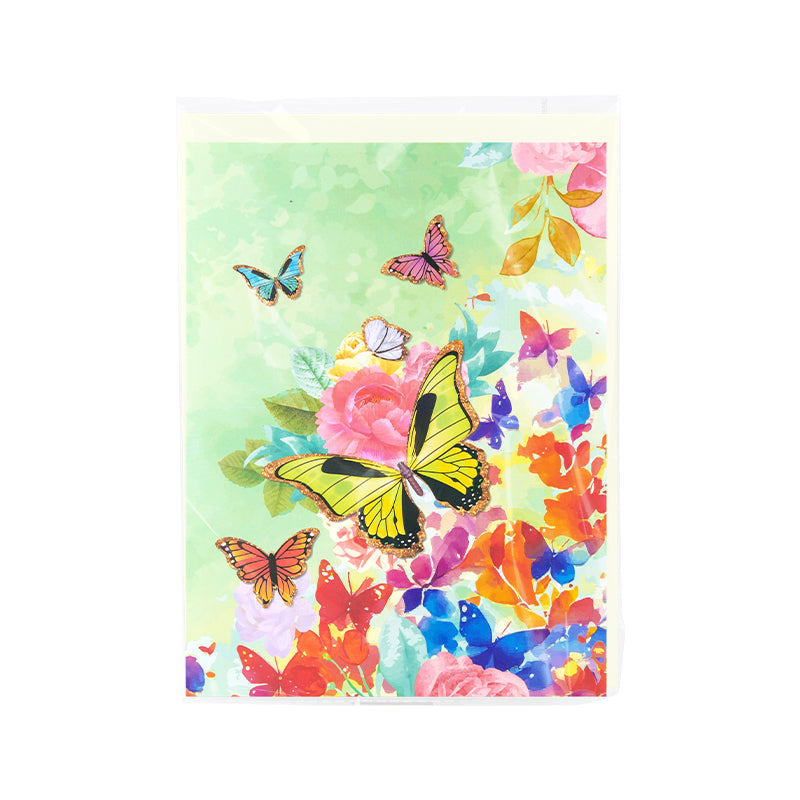 Bright Wings Butterfly 3D Pop Up Greeting Card