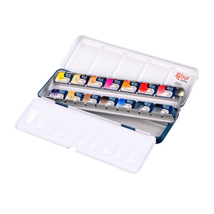 Pack of 14 Portrait Assorted Watercolours Paints by Rosa Gallery