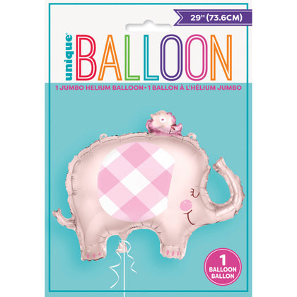 Pink Elephant Giant Foil Balloon 29