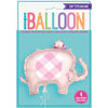 Pink Elephant Giant Foil Balloon 29"