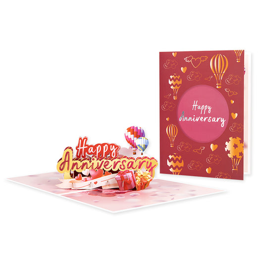 Ballooned With Joy 3D Pop Up Anniversary Card