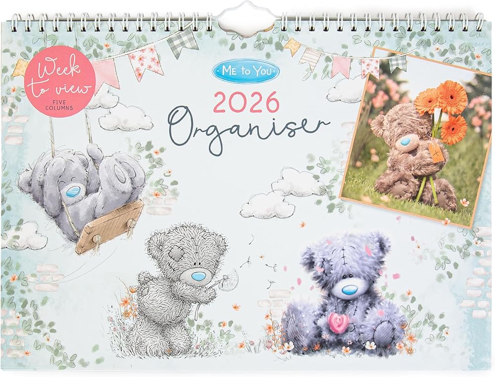 Me to You Tatty Teddy 2026 Multibrand A4 Organiser