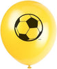 Pack of 8 3D Soccer 12" Latex Balloons