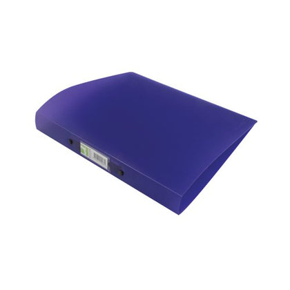 Purple A4 25mm 2 Ring Binder Frosted Polyproyylene Cover