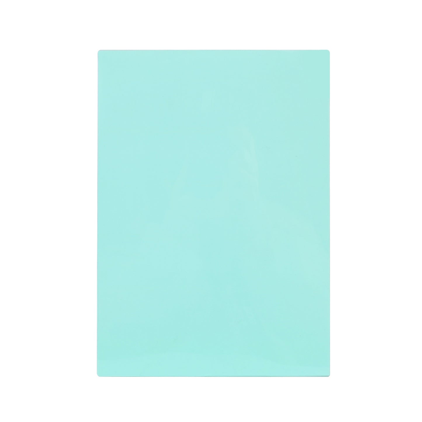 Pack of 24 A5 Plain Cyan Dyslexia Overlay Reading Sheets – PET Material, Rounded Corners