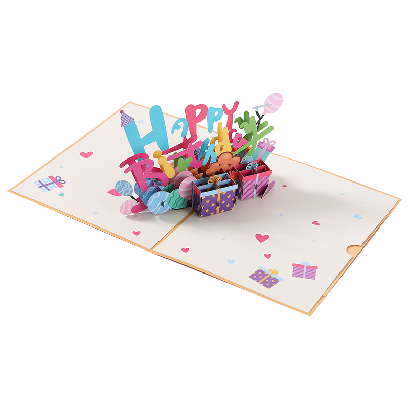 Milestone Magic Balloon Bliss Personalize 3D Pop Up Birthday Card