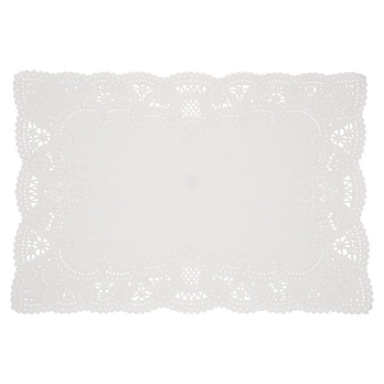 Pack of 8 White Placemat Doilies