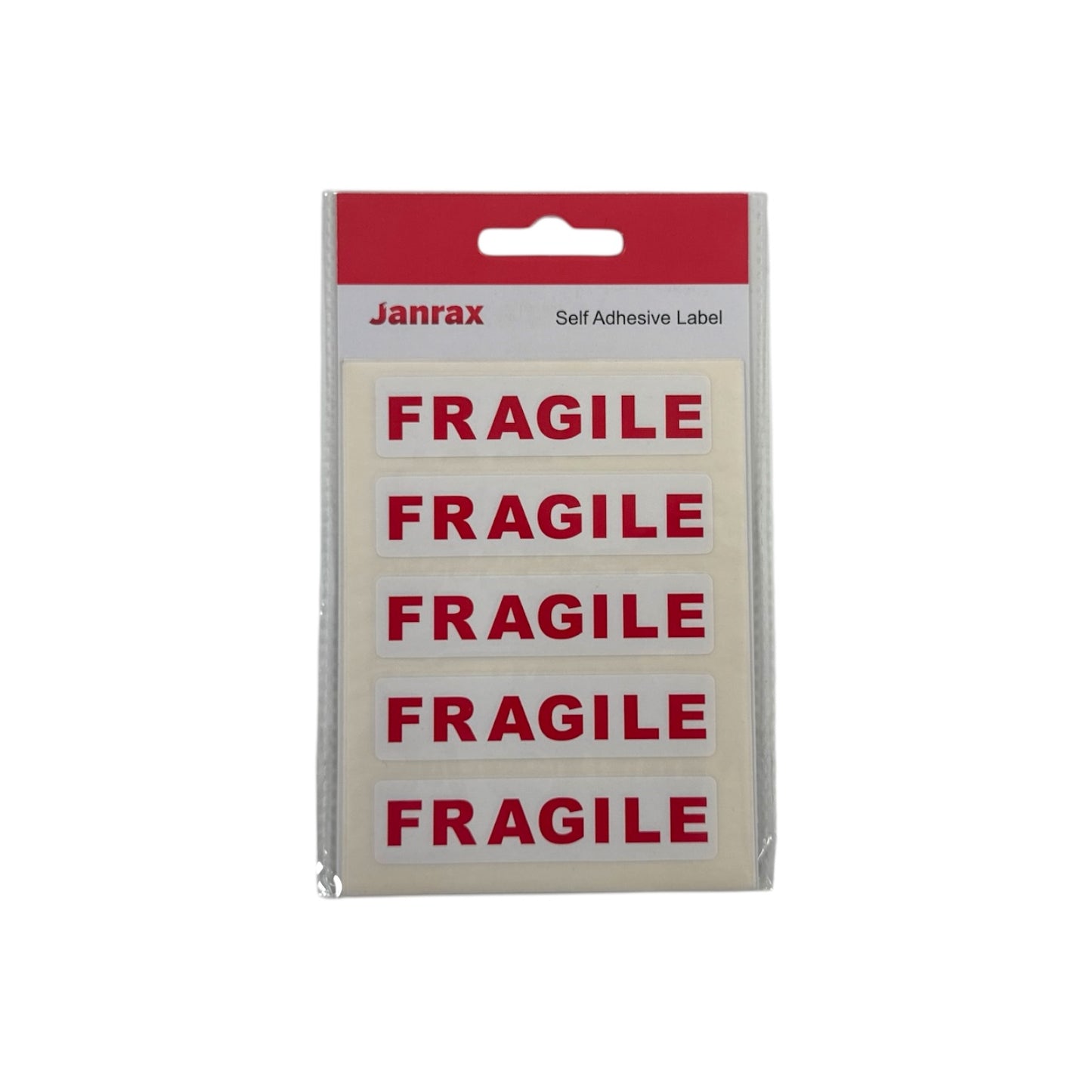 Pack of 35 Fragile Labels by Janrax