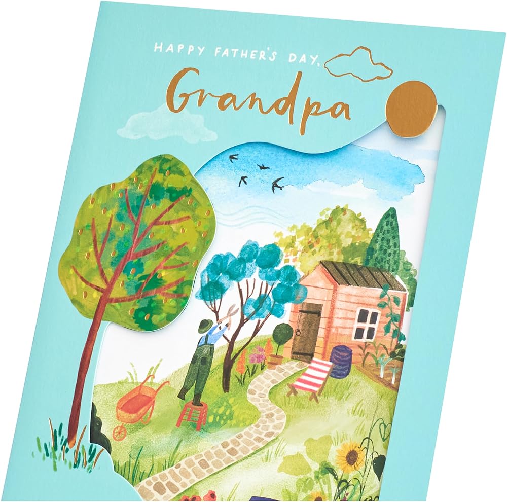 Gardening Design for Grandpa Father's Day Card