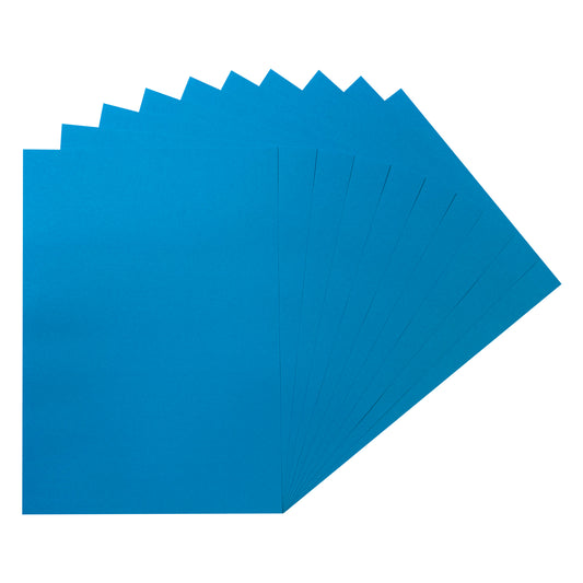 Pack of 100 A5 Blue Coloured Paper 75gsm Sheets