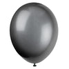 Pack of 10 Phantom Black 12" Premium Latex Balloons