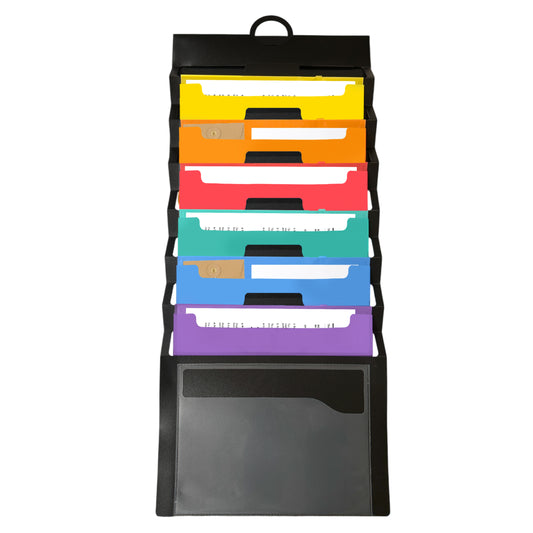 A4 6 Pocket Cascading Wall Organiser by Janrax