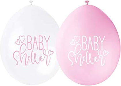 Pack of 10 Pink Baby Shower 9