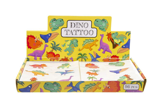 6 Pieces Dinosaur Tattoos