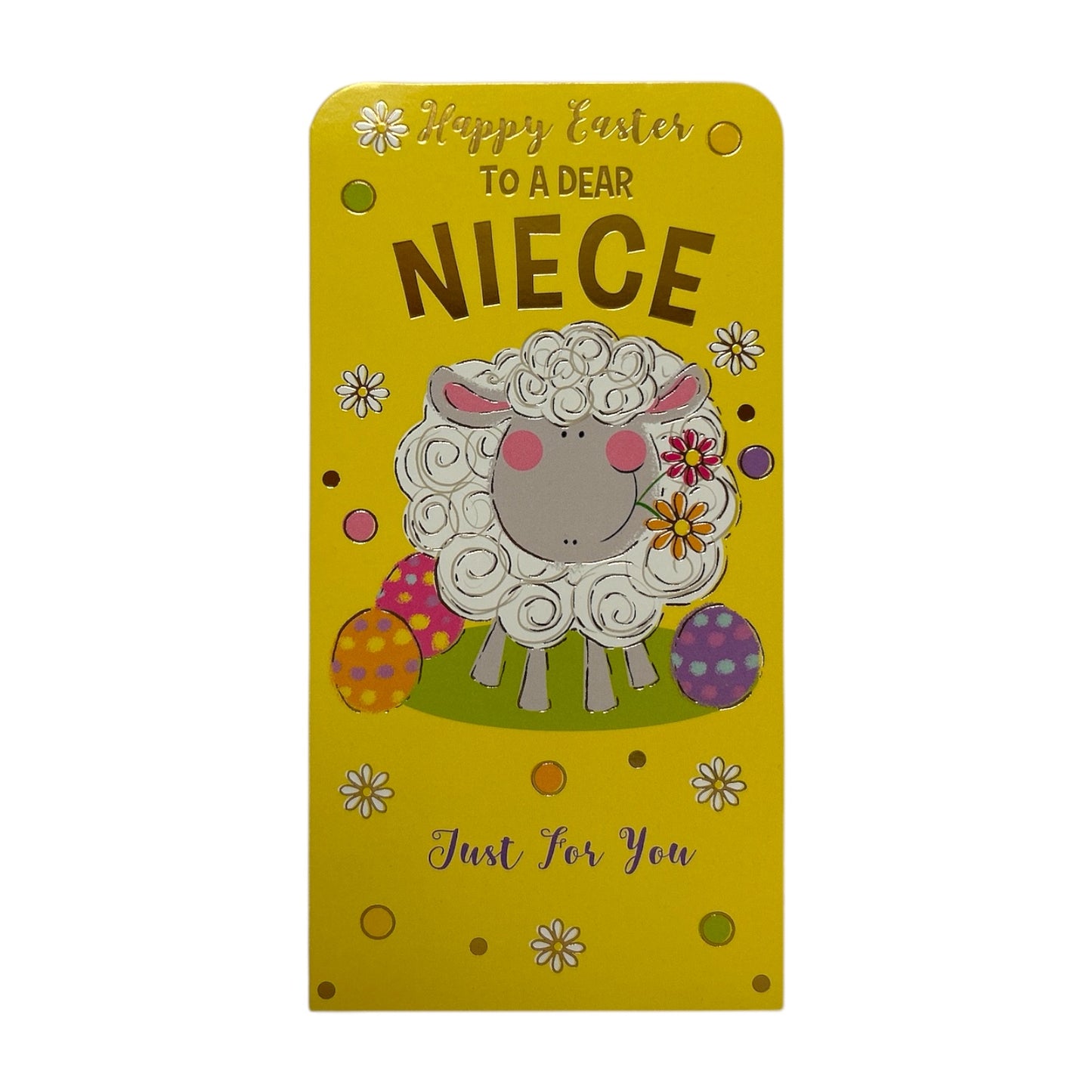 To A Dear Niece Cute Easter Money Wallet Card