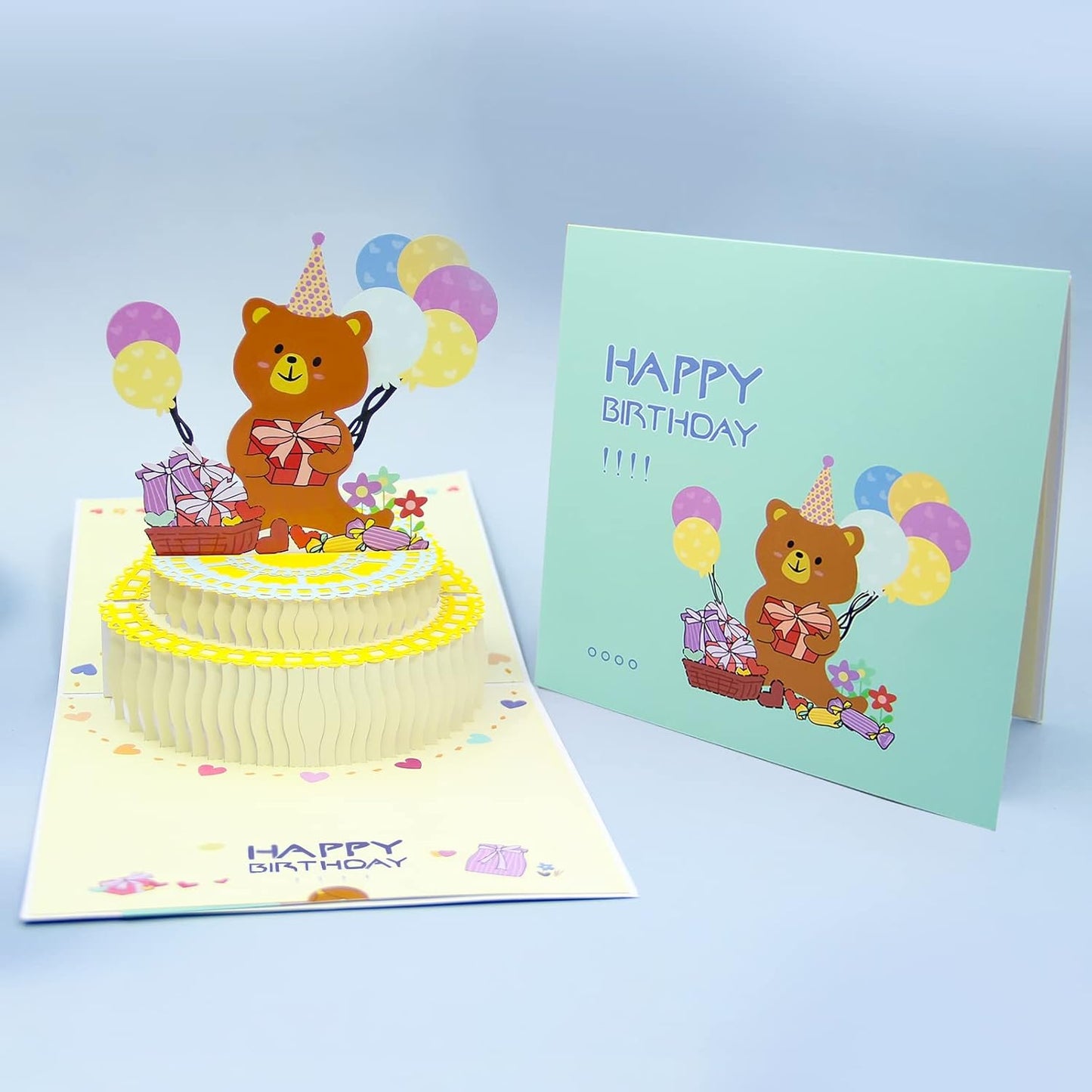 Celebration Bear 3D Pop Up Birthday Card