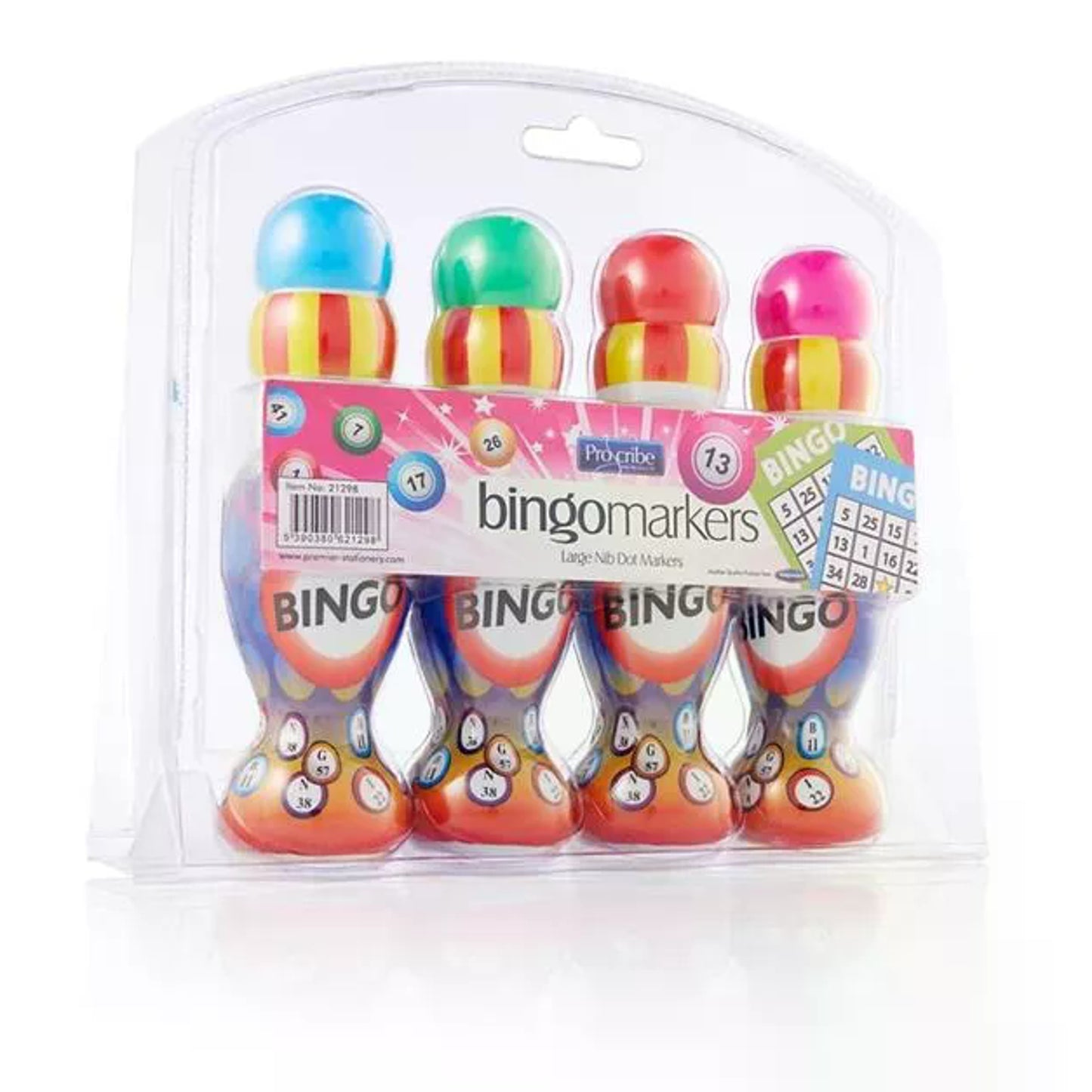 Pack of 4 Assorted Jumbo Bingo Markers by Pro:scribe