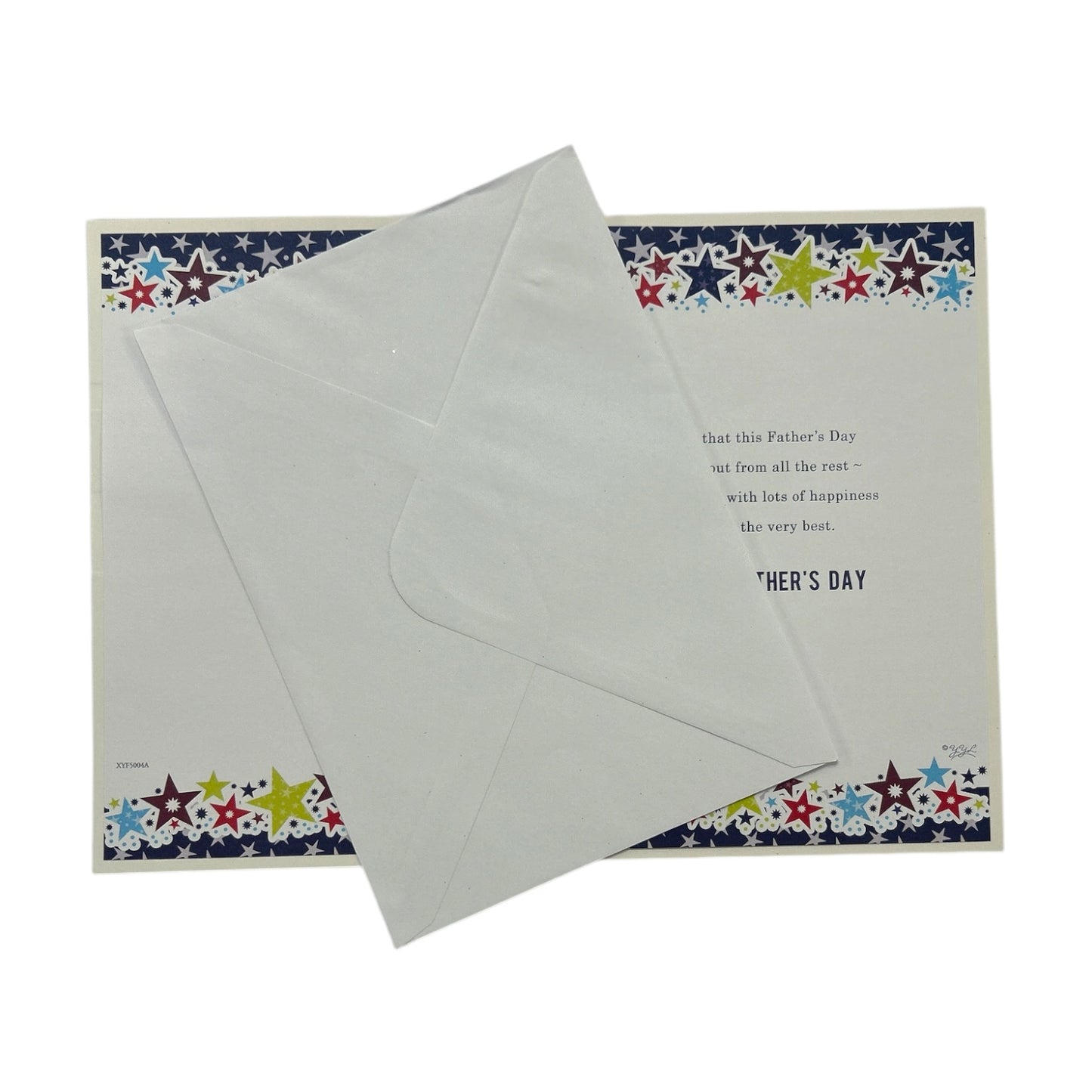 To My Husband Star Design Blue Father's Day Card