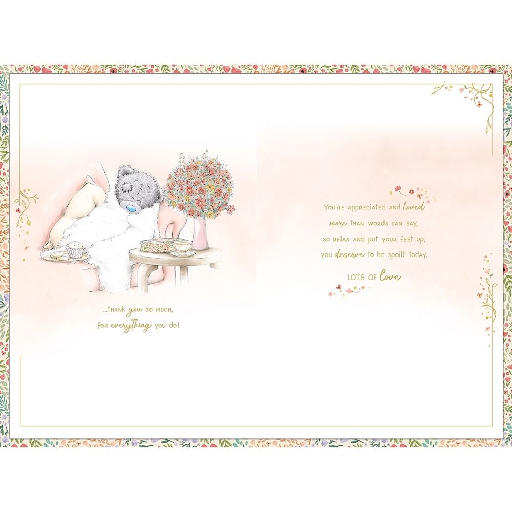 Bear At Gate Mother's Day Card