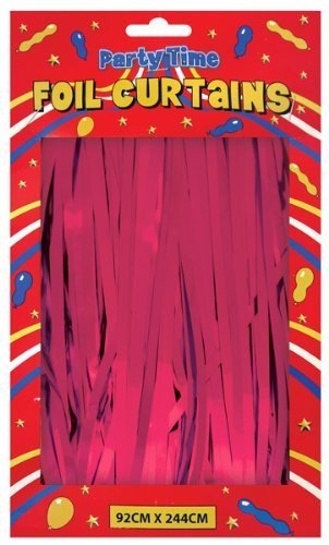 Pink Curtain Foil Birthday Party Door Decoration {DC}
