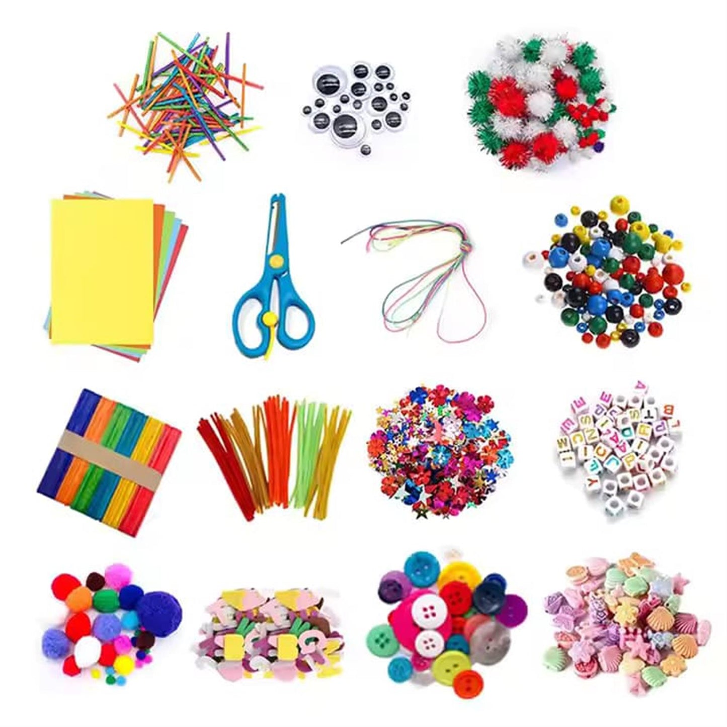 Pack of 15 Pieces DIY Arts and Crafts Set