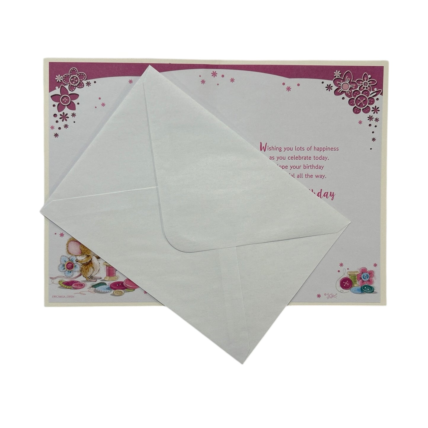 To Special Nan Cute Mouse Create Flowers Design Birthday Card