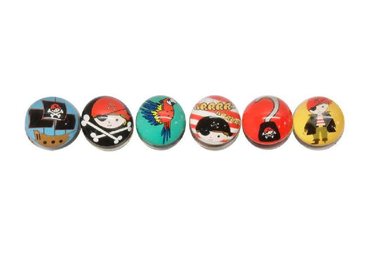 Pack of 50 Pirate Bouncing Ball 32mm