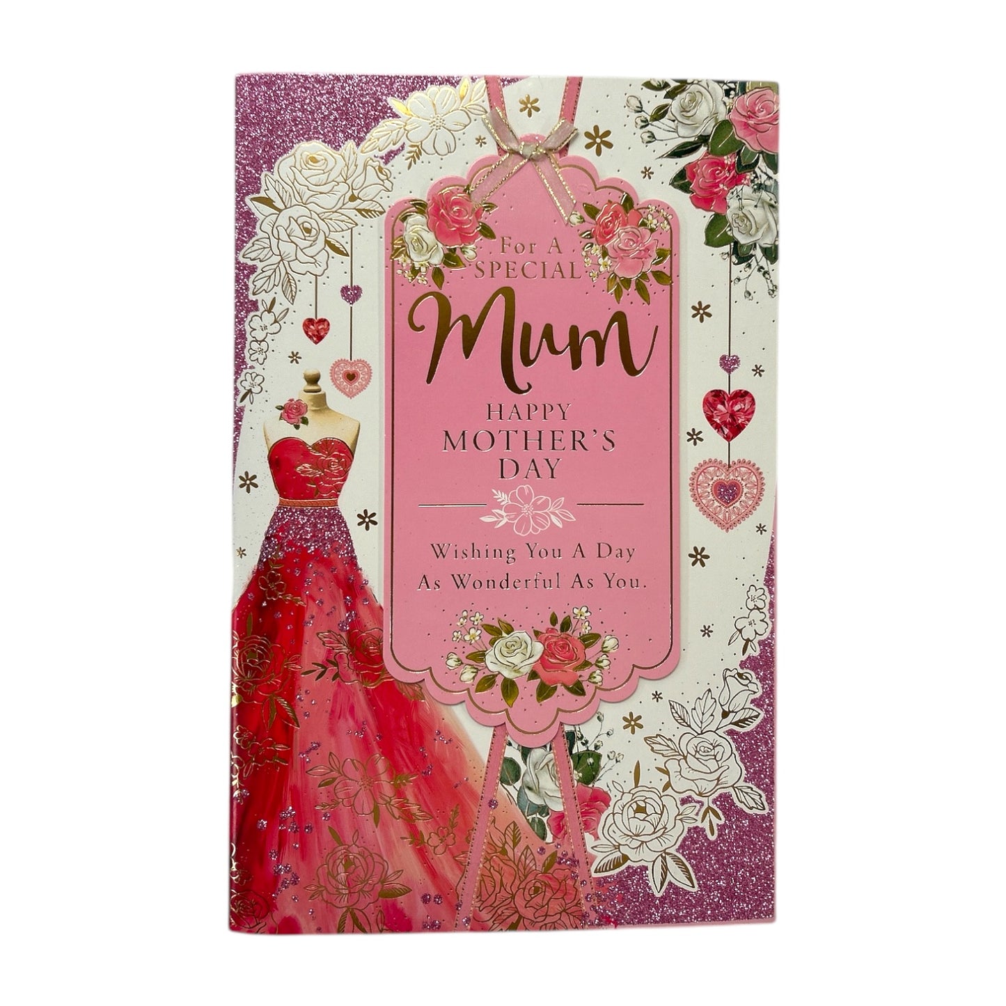 For Special Mum 8 Page Insert Luxury Mother's Day Card