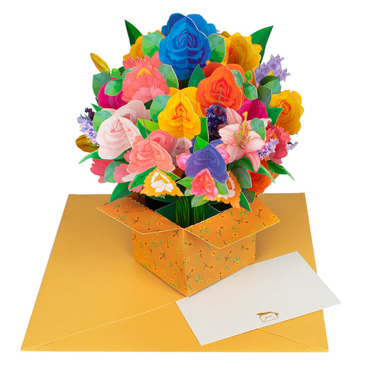 Bloom Box Garden Harmony 3D Pop Up Greeting Card
