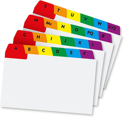 Concord A-Z Multicolour Guide Cards