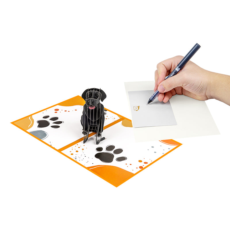 Loyal & Loved Labrador 3D Dog Pop Up Card