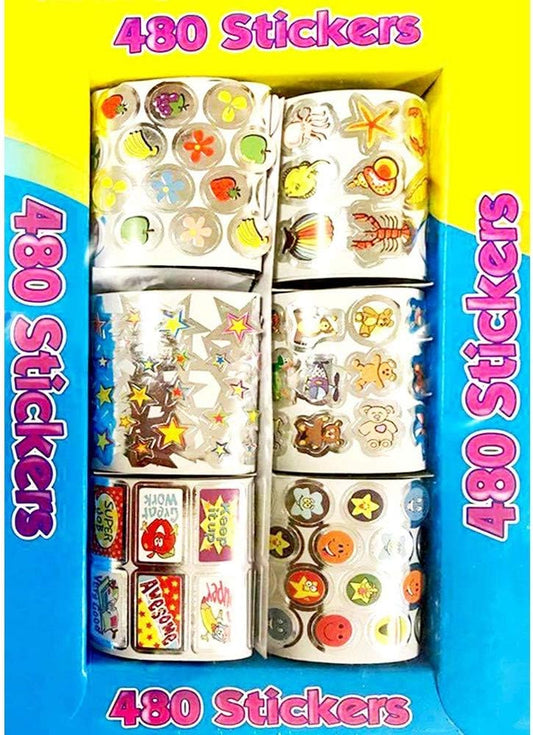 Box Of 480 Foil Sticker