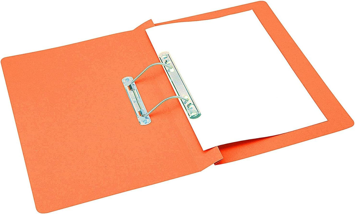 Pack of 25 Q-Connect 35mm Capacity Foolscap Orange Transfer Files