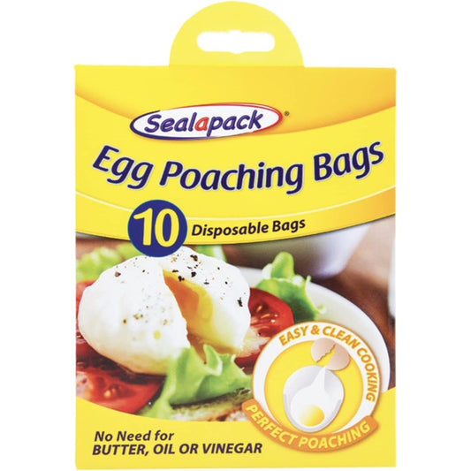 Pack of 10 Sealapack Egg Poaching Bags