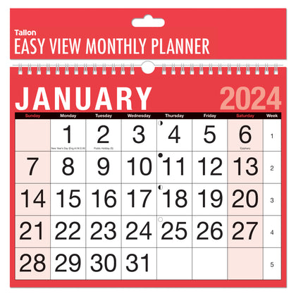 Single 2024 Month To View Easy Calendar