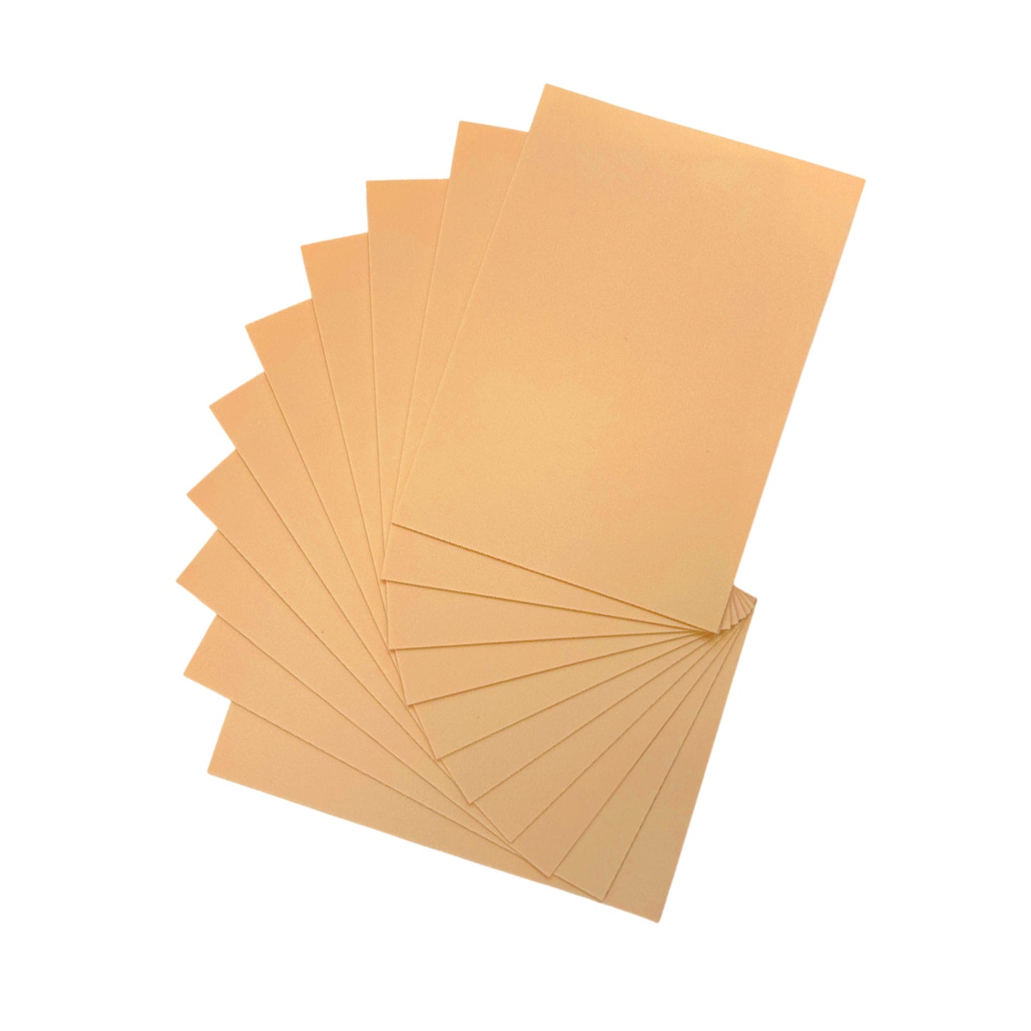 Pack of 50 A5 Peach Coloured EVA Foam Sheets