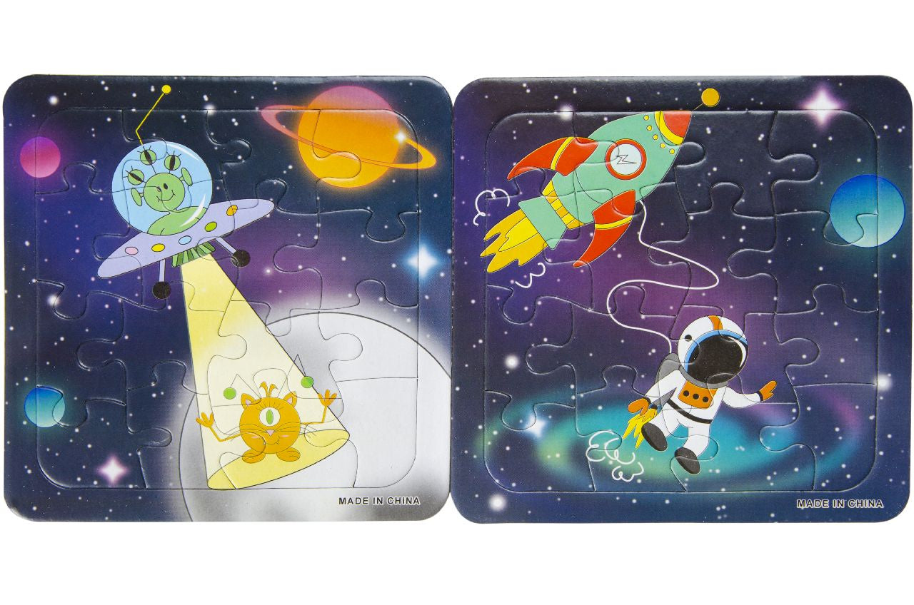 Pack of 12 Space Mini Puzzle Games