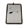 A4 Magnetic Mounting Black Frame Whiteboard with Dry Wipe Eraser Pen