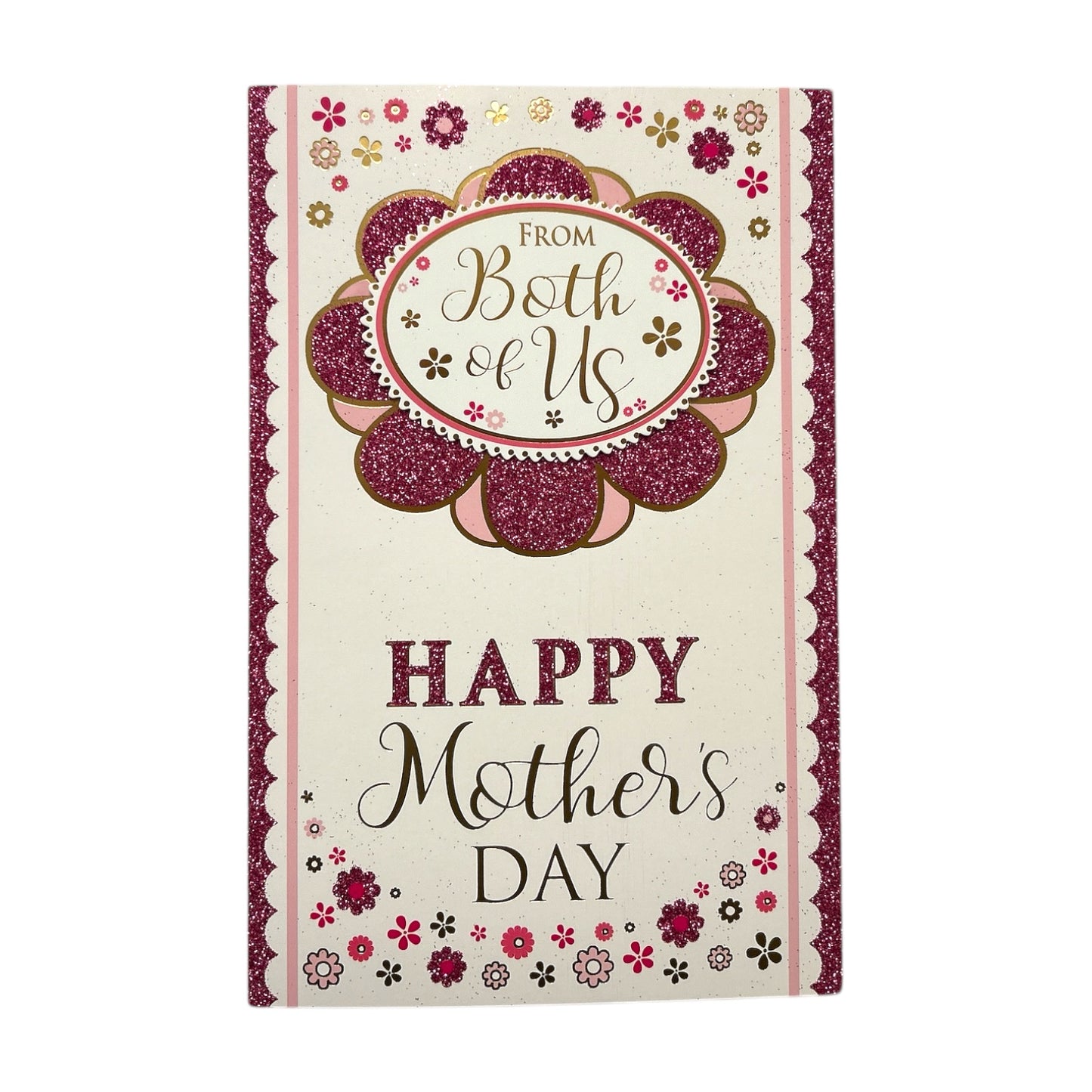 From Both Of Us Flower Head Design Mother's Day Boxed Card