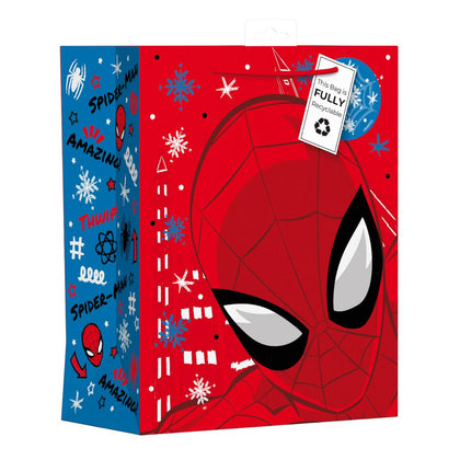 Pack of 6 Marvel Spider-man Large Christmas Gift Bags