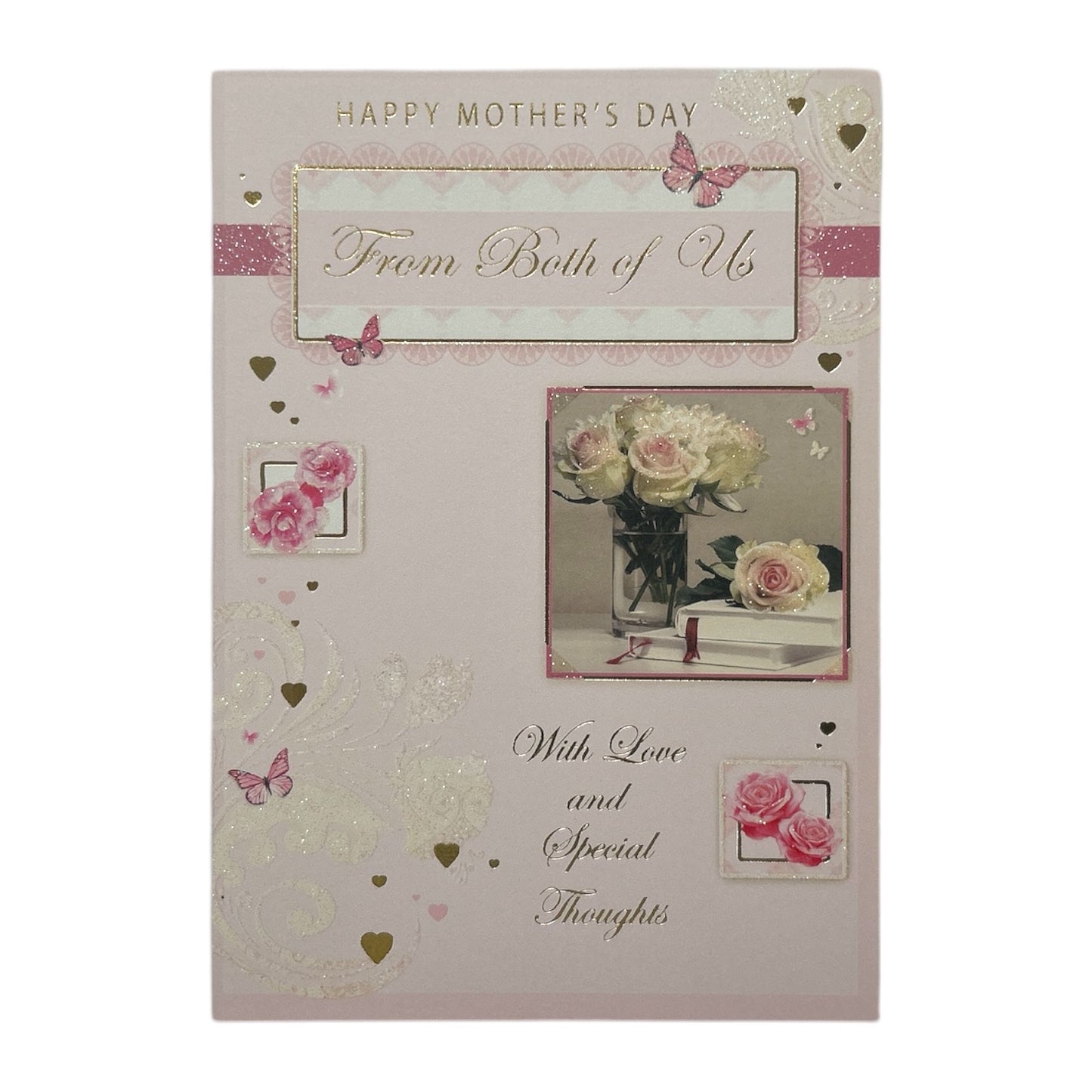 From Both of US Beautiful Bouquet Design Floral Mother's Day Card