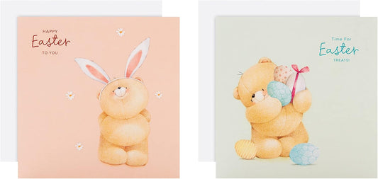 Forever Friends' in 2 Designs Pack Of 10 Charity Easter Cards