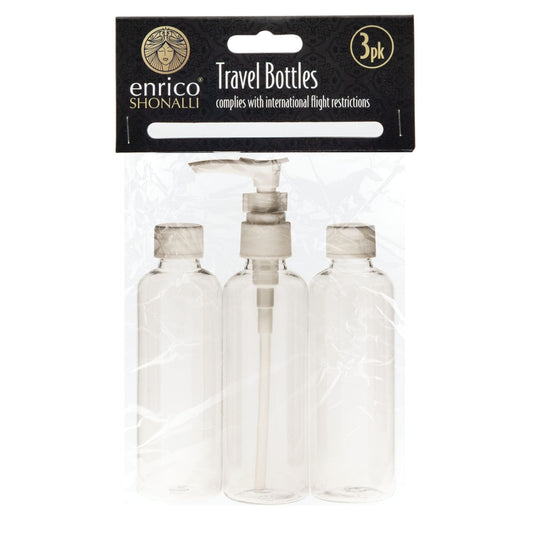 Set Of 3 Travel Bottles