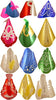 Pack of 50 Assorted Colours and Design Foil Party Hats