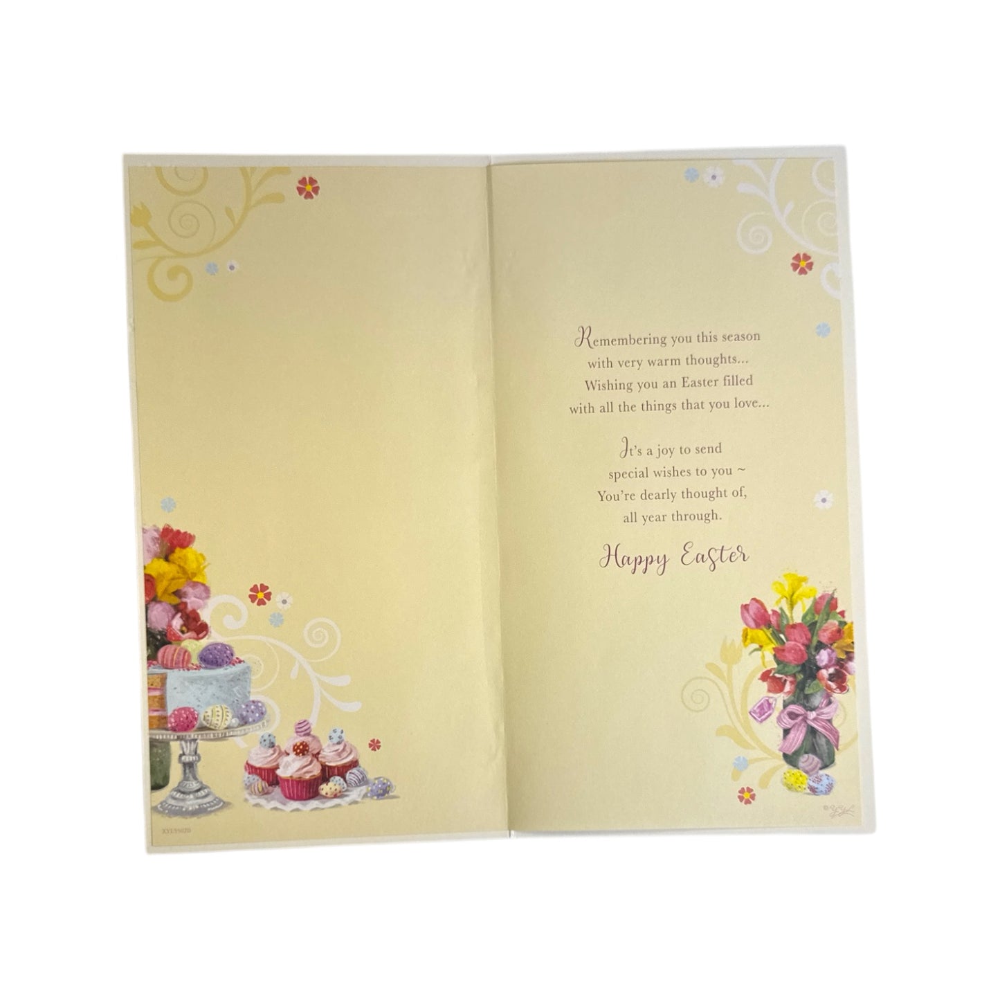 To All Of You Cupcake and Eggs Design Easter Card