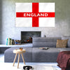 5ft x 3ft England Printed St George Cross National Flag with 2 Eyelets
