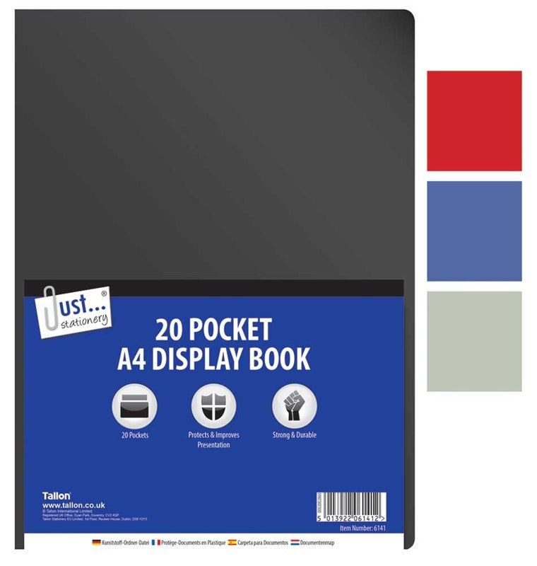 A4 Display Book 20 Pocket – Choice Wholesale